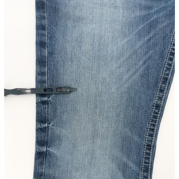 Ariat Jeans Mens 40 Blue M5 Straight Fit Straight Leg Denim Distressed - Picture 14 of 16